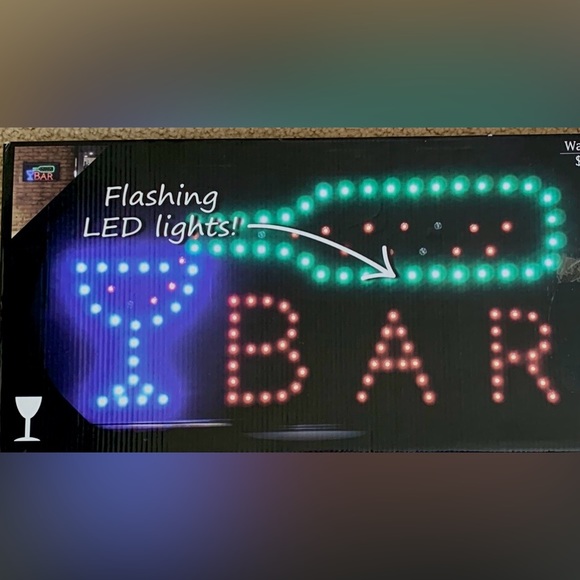 Wall Decor Art Led Bar Sign - Picture 6 of 11